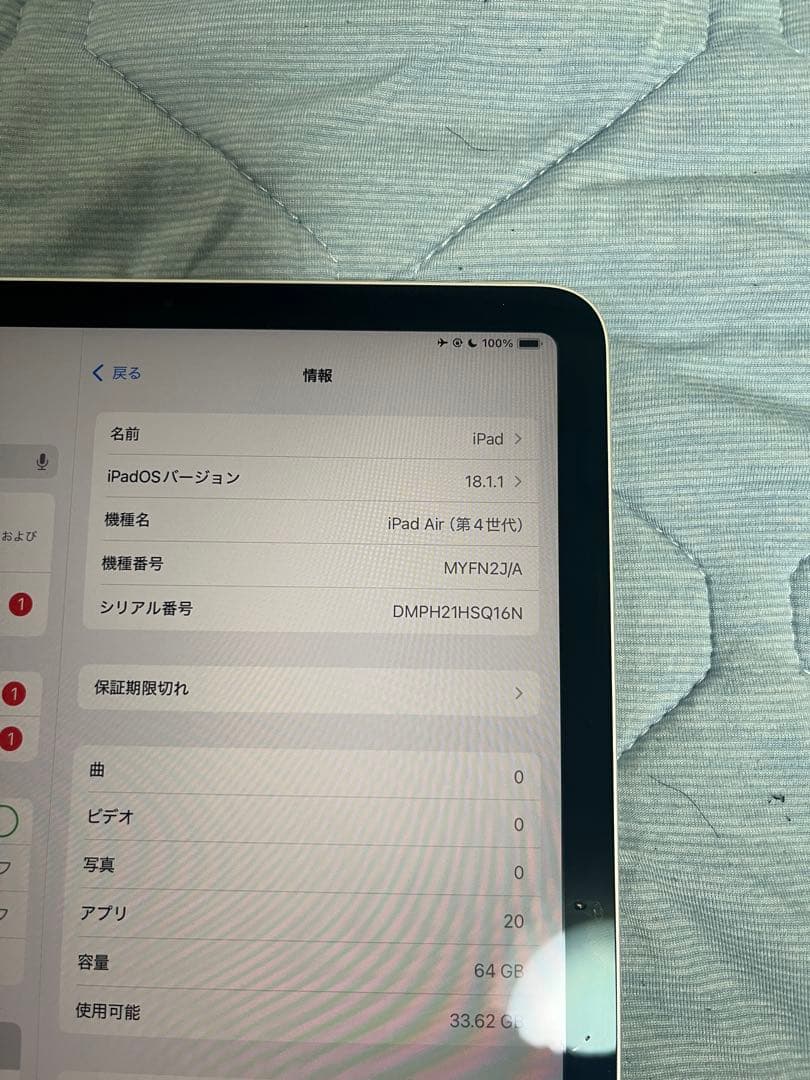 【ペンシルセット】iPad Air4 第4世代 64GB Wi-Fi シルバー
