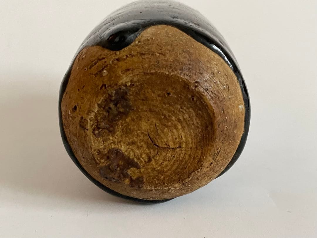 茶道具　肩衝茶入　箱付き　古瀬戸　高取　古陶磁　骨董　アンティーク