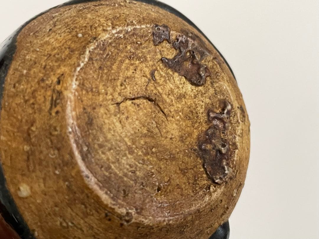 茶道具　肩衝茶入　箱付き　古瀬戸　高取　古陶磁　骨董　アンティーク