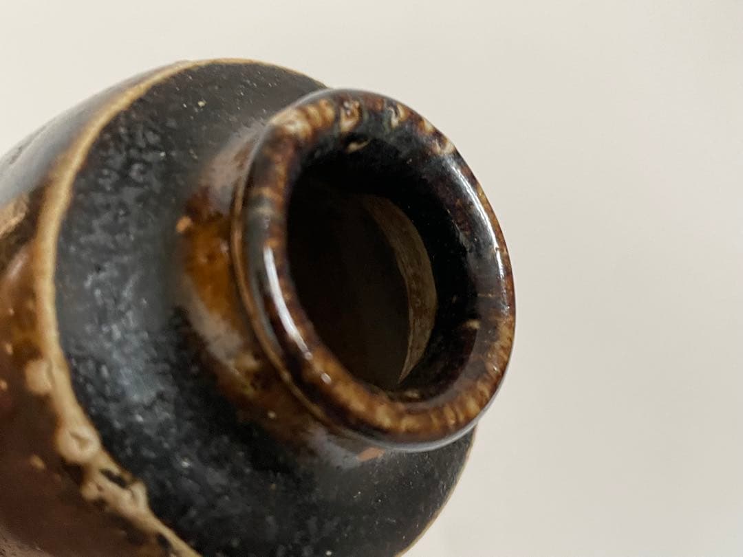 茶道具　肩衝茶入　箱付き　古瀬戸　高取　古陶磁　骨董　アンティーク