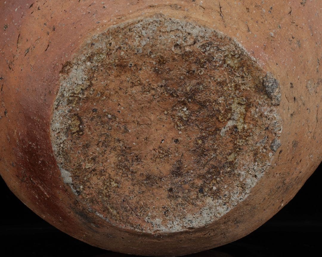 古陶 自然釉 古壺 灰被り 胡麻景色 大壺 高さ36㎝ 時代物 古道具 骨董品