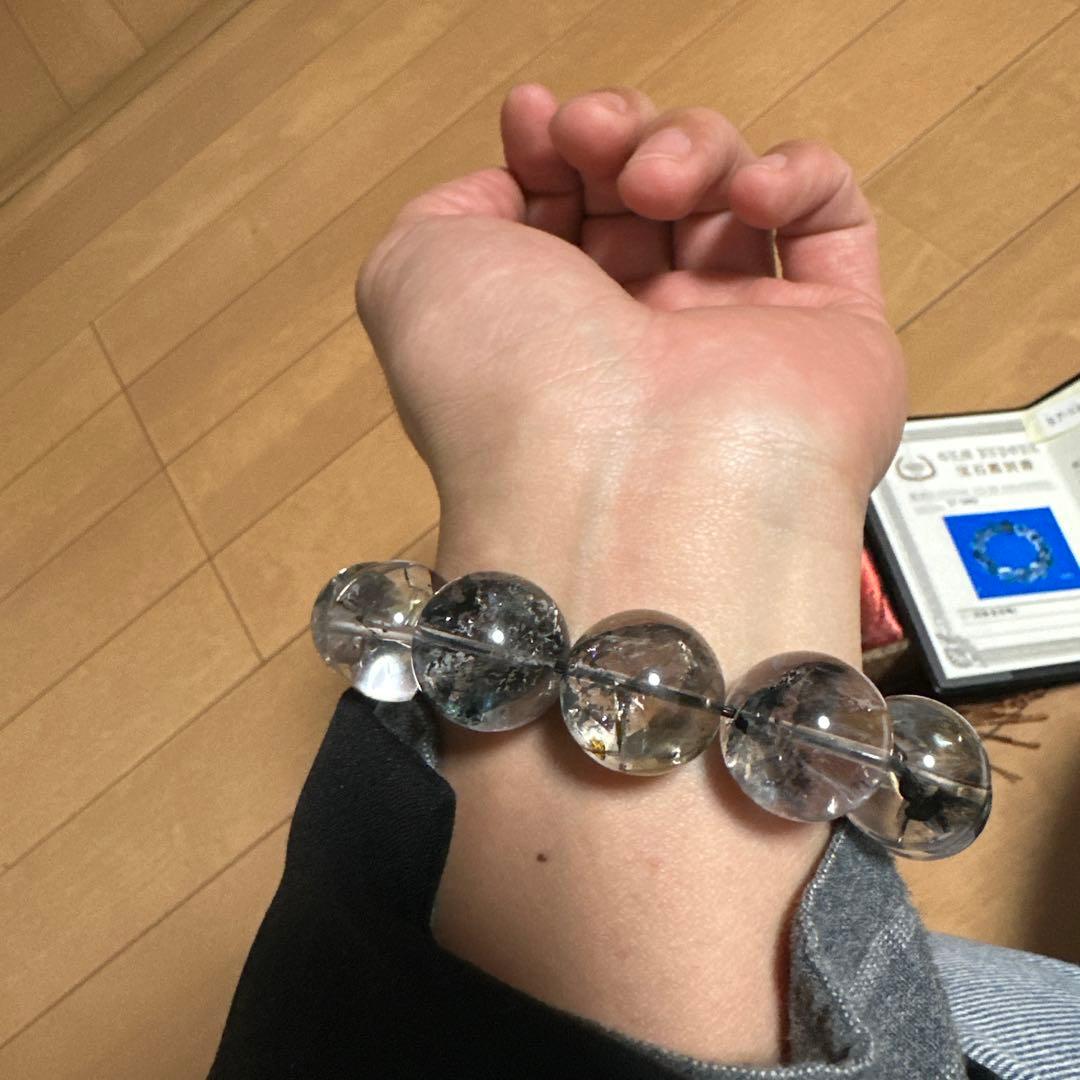 天然石ブレスレット 高級　綺麗　大丸