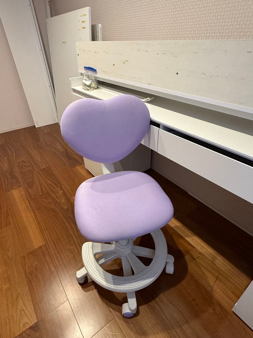 【綺麗め】木製ロフトベッド シングルサイズ 白　収納付　大阪引取★最終価格★