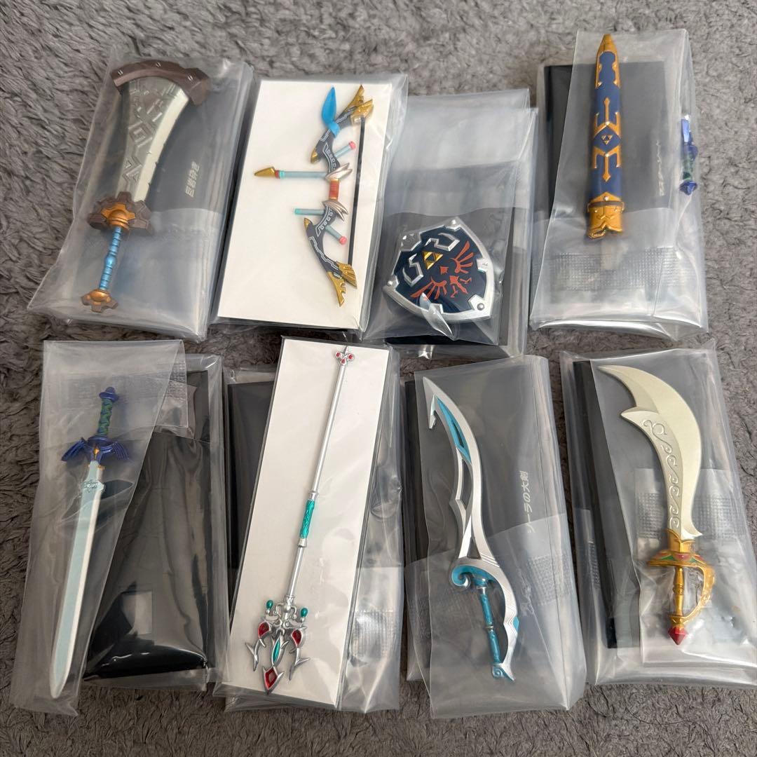 ゼルダの伝説 ウェポンコレクション　8種セミコンプセット