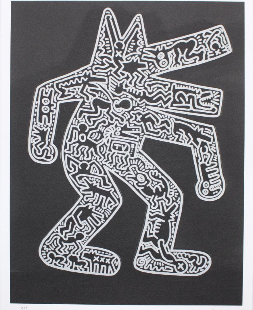 キース・ヘリング (Dog)エスタンプリトグラフ 41/250