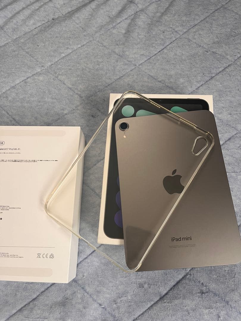 iPad mini 第7世代 128GB【保護ガラス、ペン、カバー、Wi-Fi】