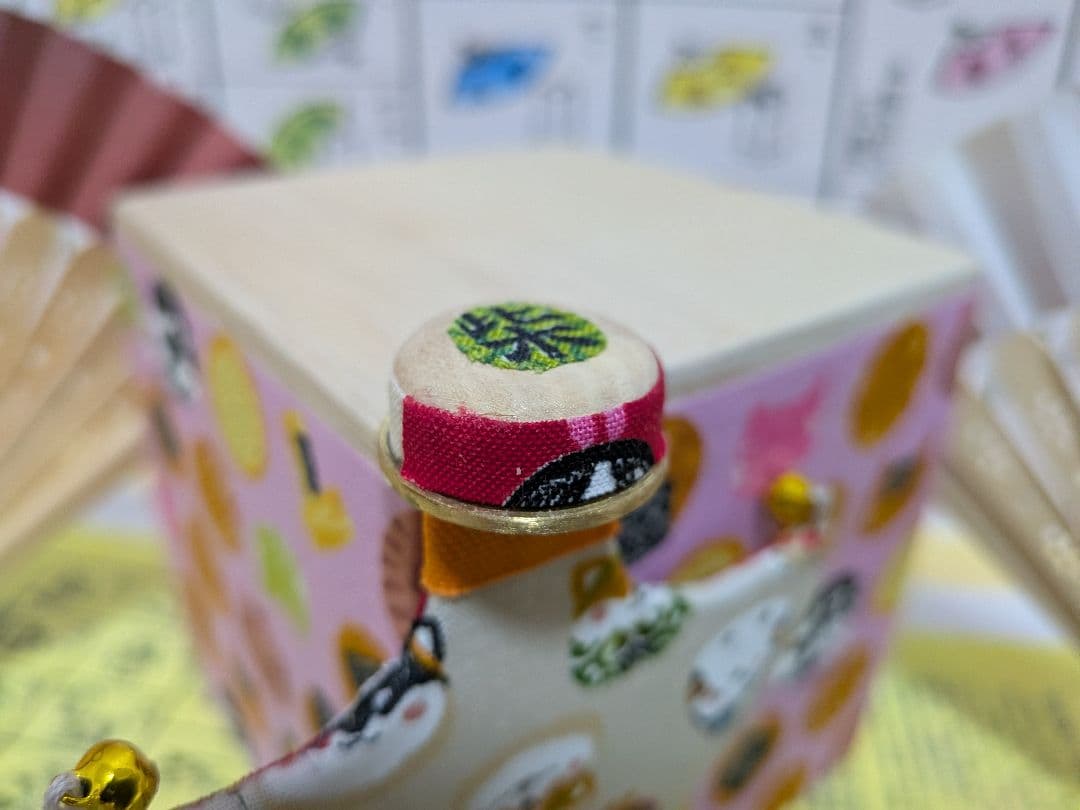 「ミニ！ファイナル①❗️ 」小さくても高級:無垢桐材（枕）投扇興セット。