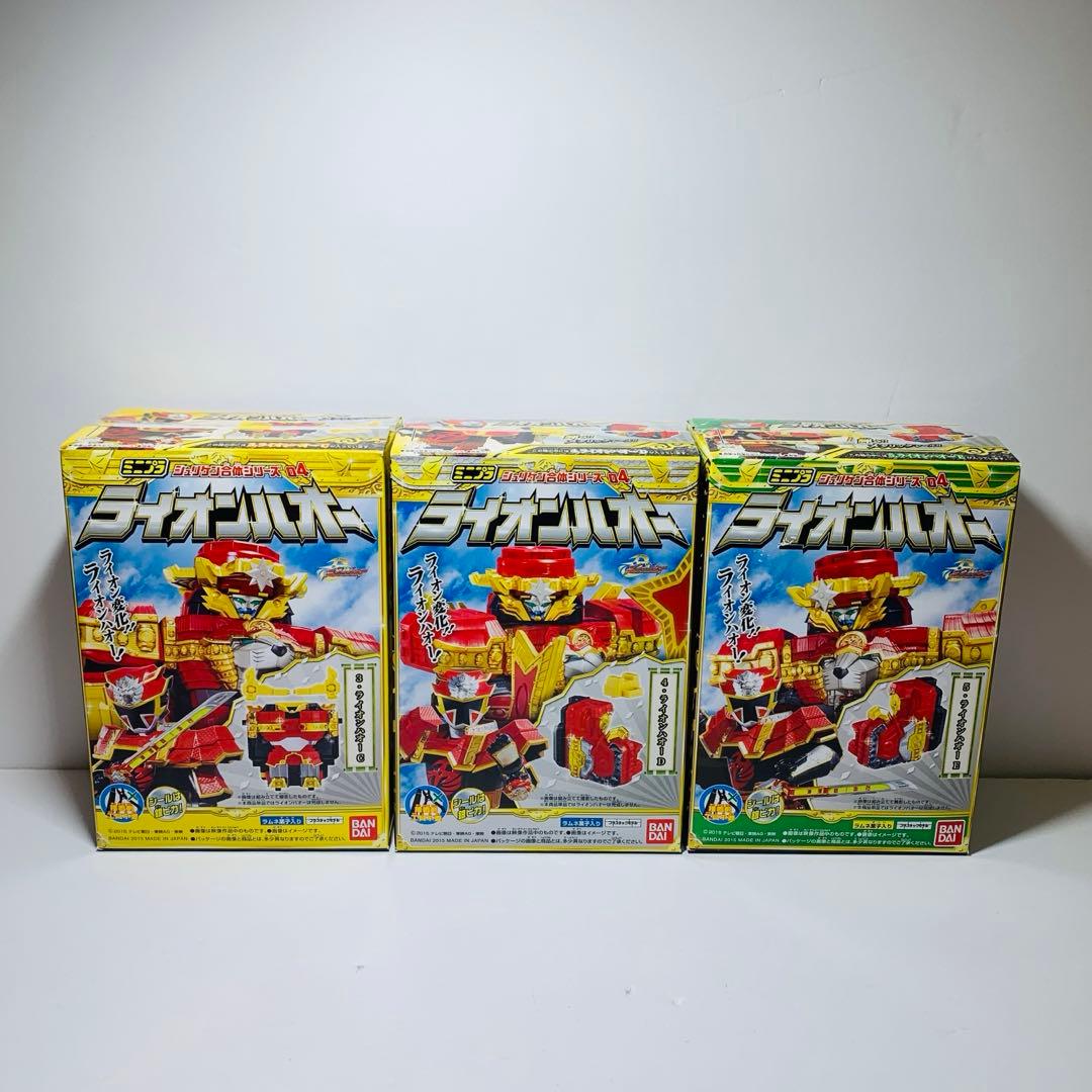 ミニプラ　ニンニンジャー　シュリケン合体 ライオンハオー　全5種　コンプリート