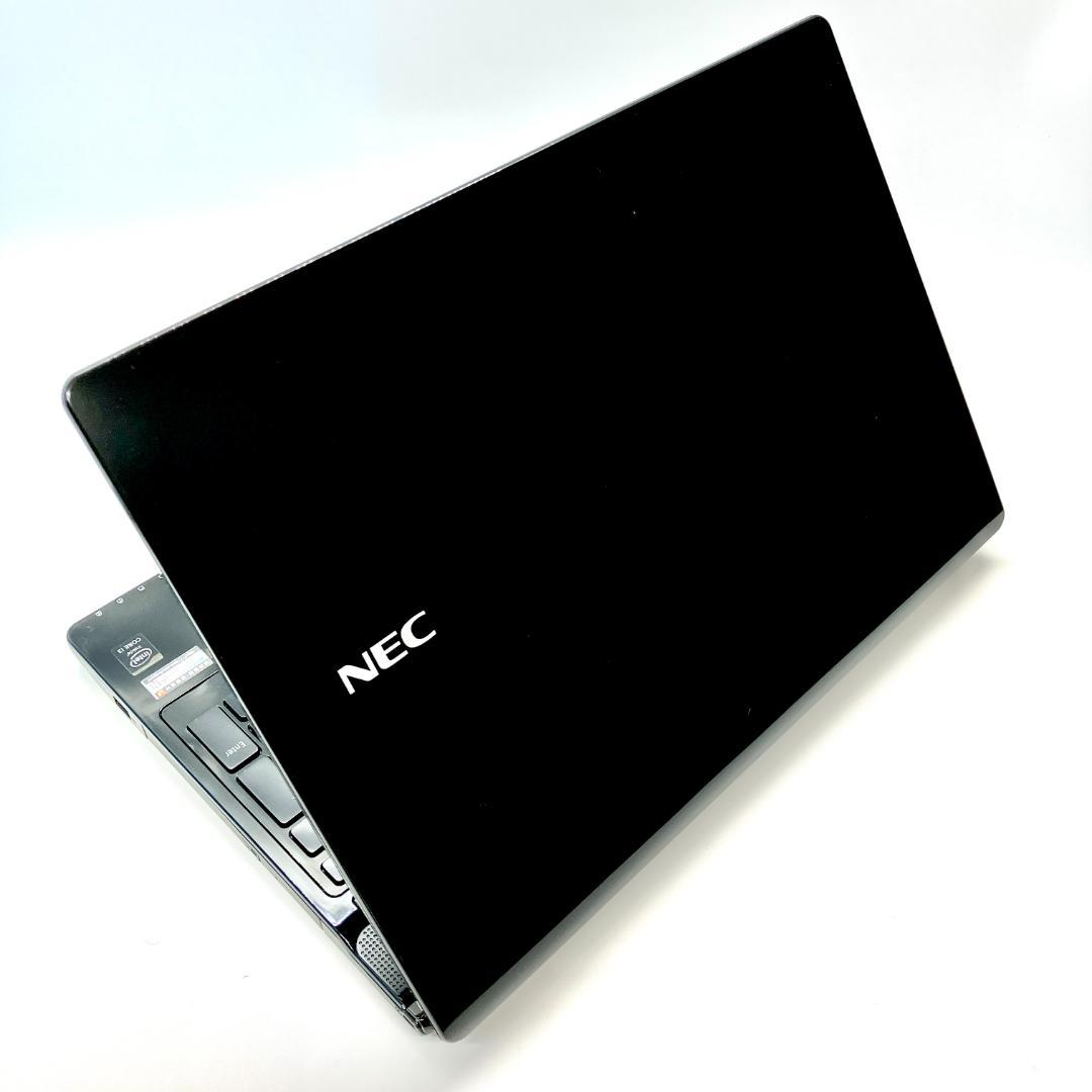 大容量1000GB！Windows11 NEC カメラ付 艶黒 ノートパソコン