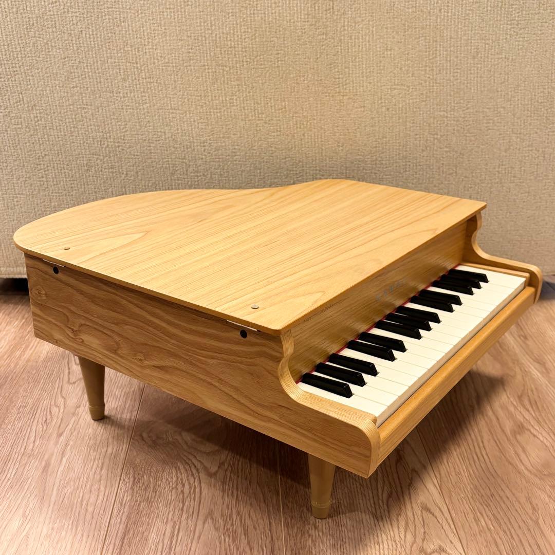 【美品】KAWAI カワイ ミニピアノ ナチュラル 1144 32鍵盤 おもちゃ