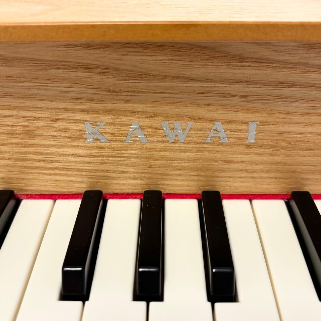 【美品】KAWAI カワイ ミニピアノ ナチュラル 1144 32鍵盤 おもちゃ