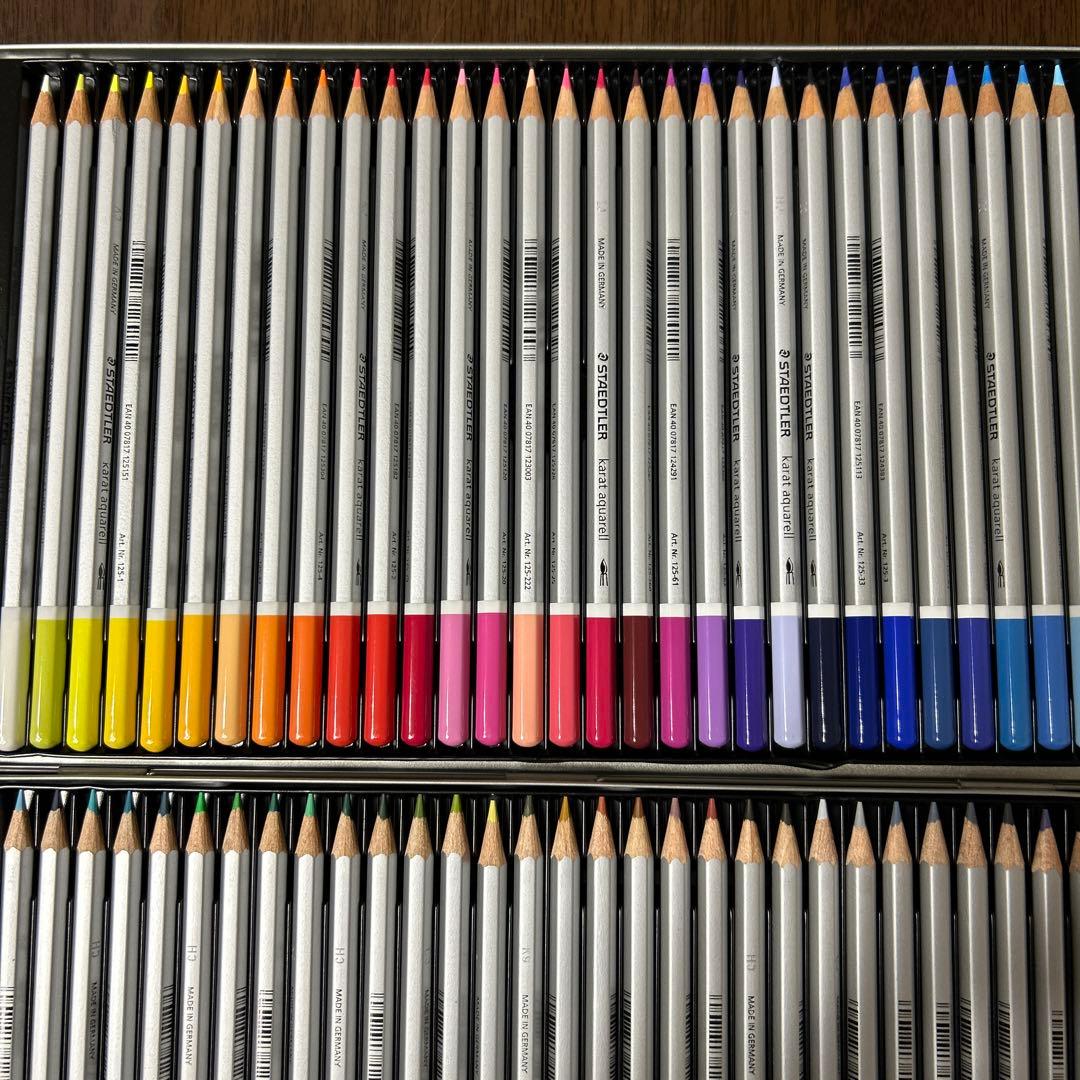 ステッドラーkarat aquarell 60色