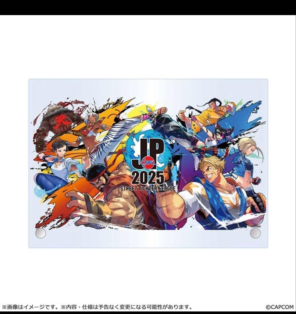 完売品　新品　ストリートファイターリーグ　アクリルパネル