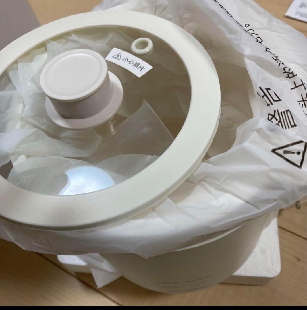 ホワイト 0.3L 炊飯器 ミニ