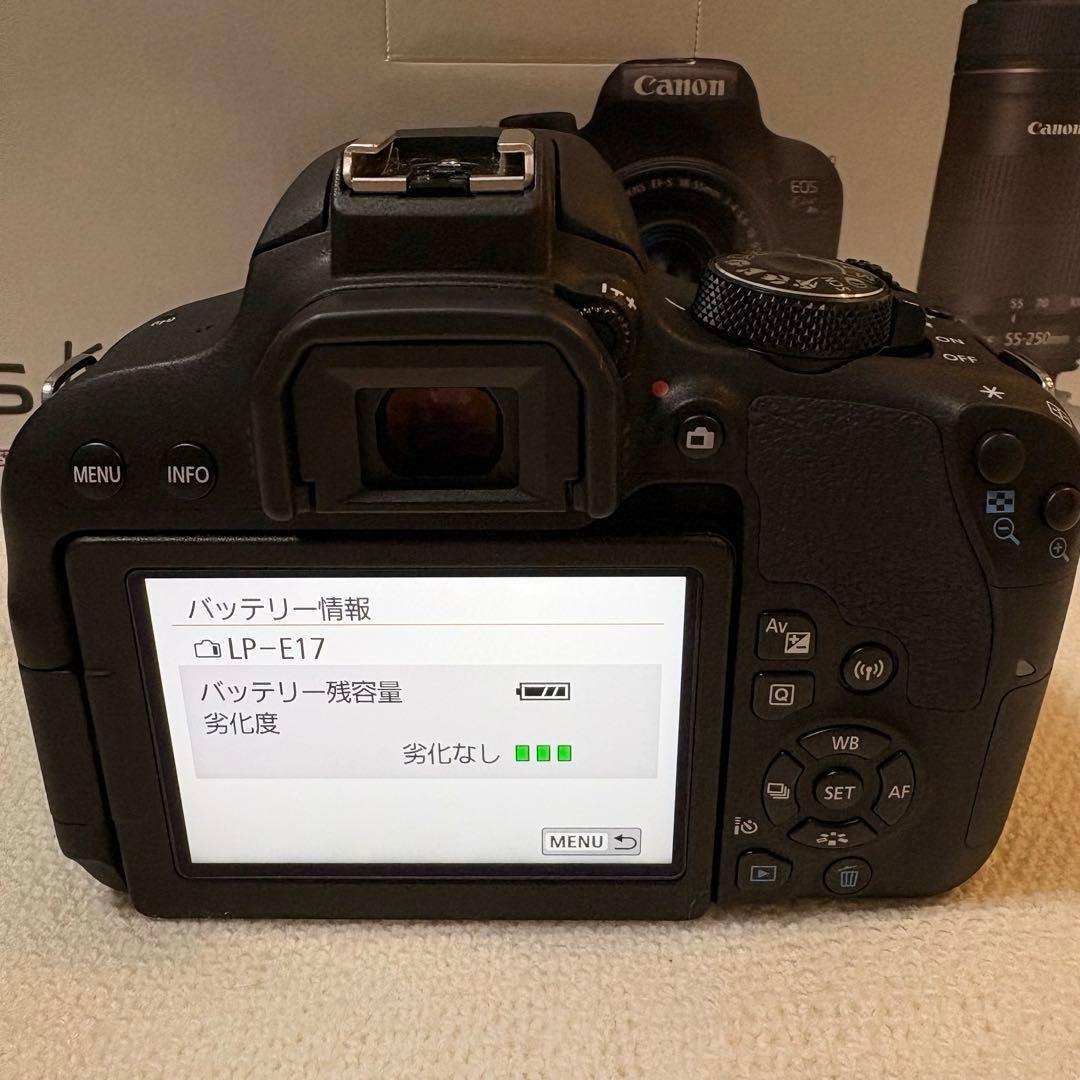 Canon EOS kiss X9i ダブルズームキット 一眼レフ カメラ
