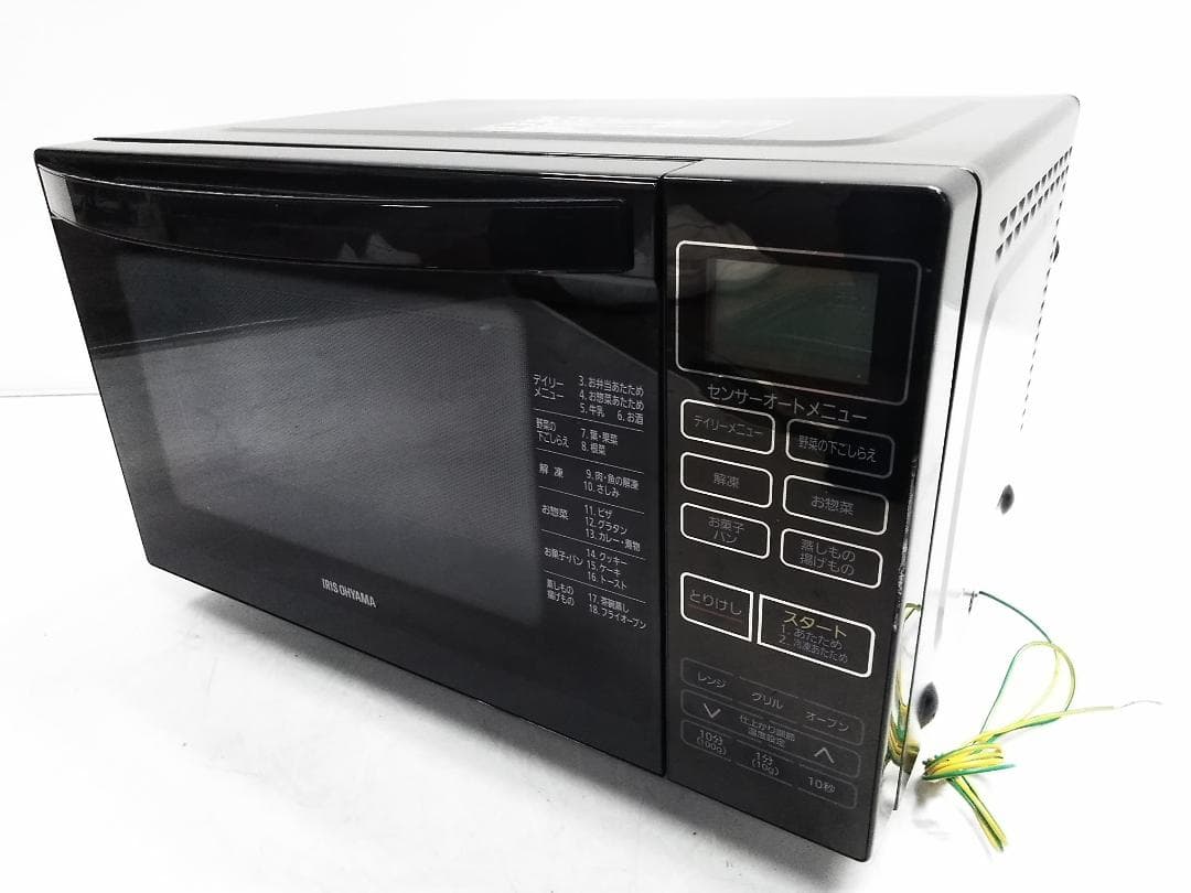 アイリスオーヤマ オーブン 電子レンジ MO-FS3-B 18L 2022年製★