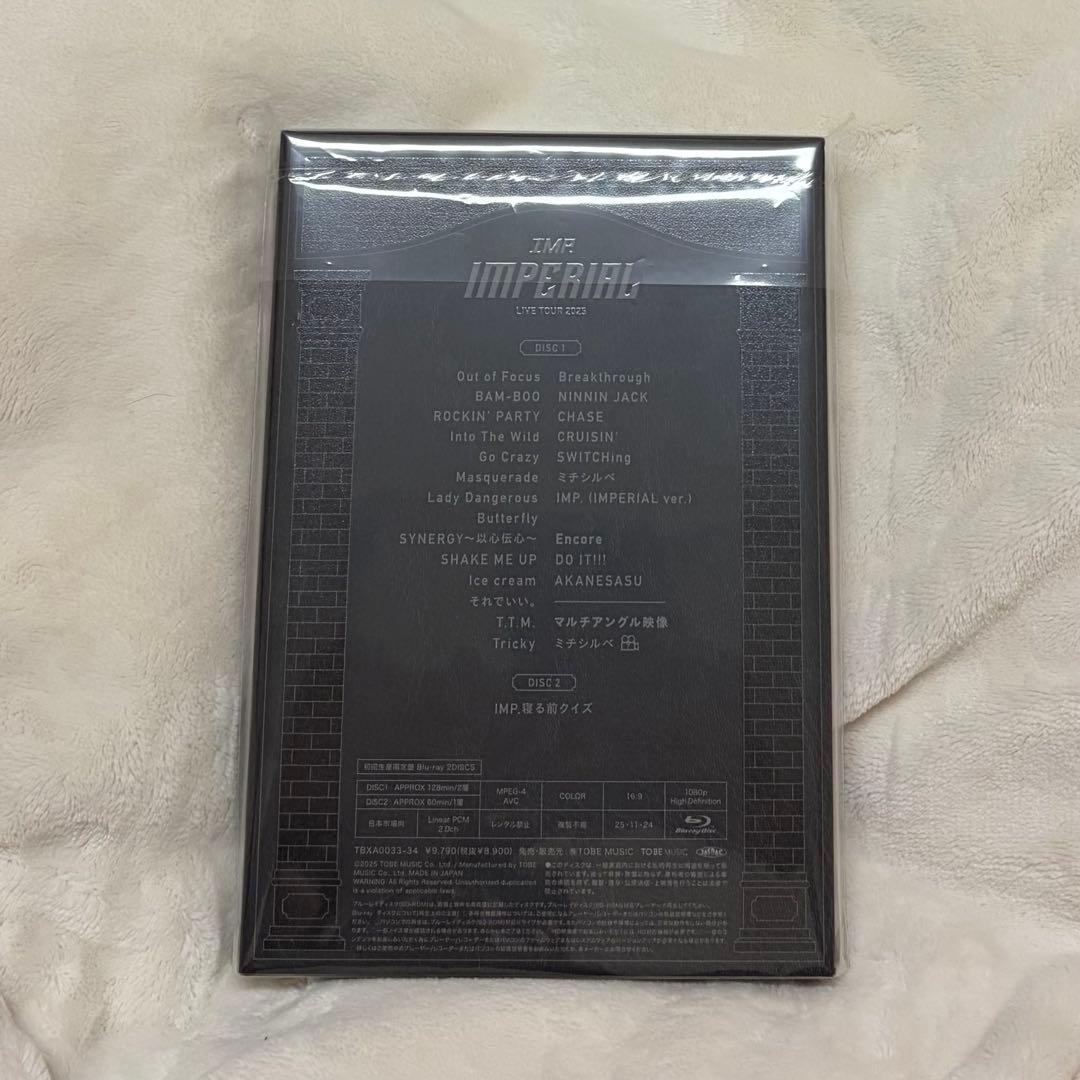 IMP. IMPERIAL LIVE TOUR Blu-ray 初回生産限定盤