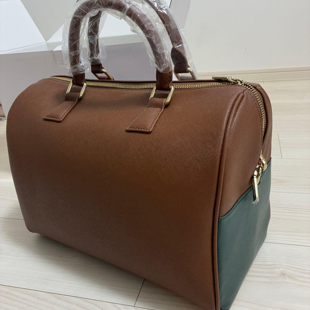 BTS Ｖ　MUTE BOSTON BAG（BROWN _F）