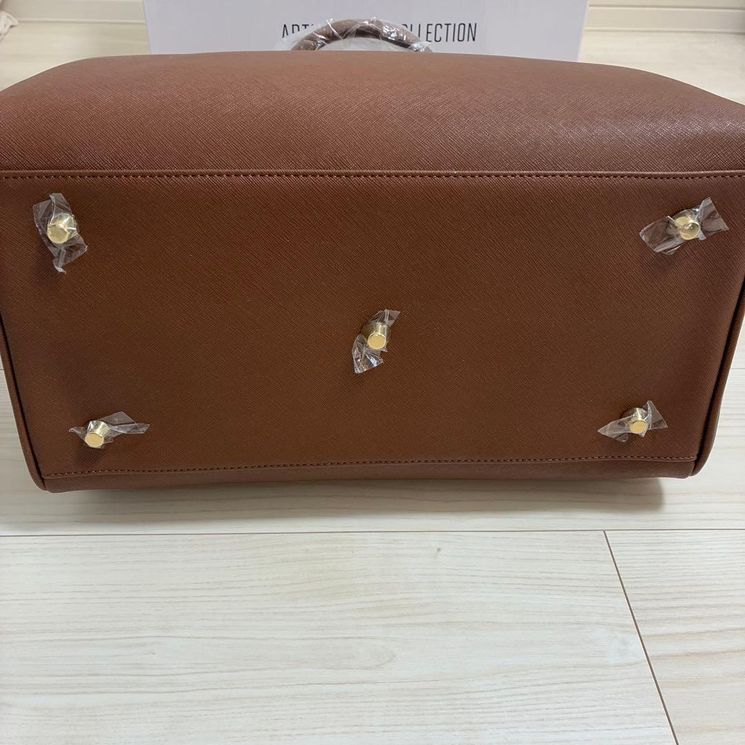 BTS Ｖ　MUTE BOSTON BAG（BROWN _F）