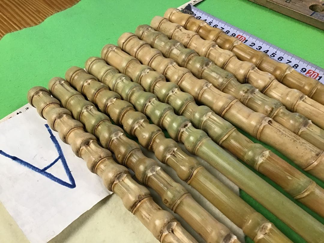 釣り具・その他グリップ用布袋竹「太・極上物・芽取り済み」9本セットA