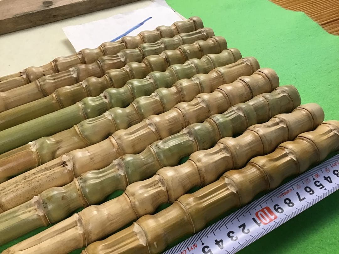 釣り具・その他グリップ用布袋竹「太・極上物・芽取り済み」9本セットA