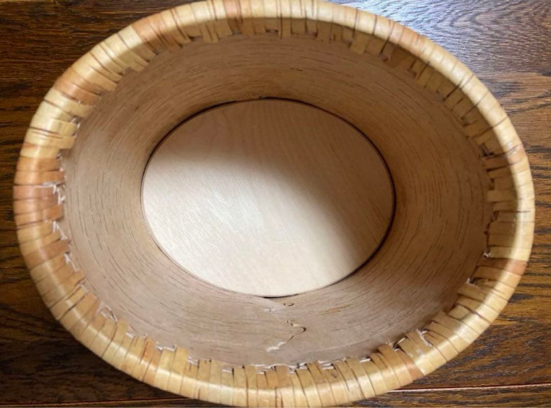 ロシア雑貨☆白樺工芸ベレスタ収納box ナナカマド リャビーナ マトリョーシカ