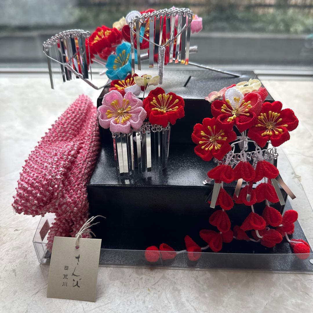 七五三　髪飾りセット　日本橋三越