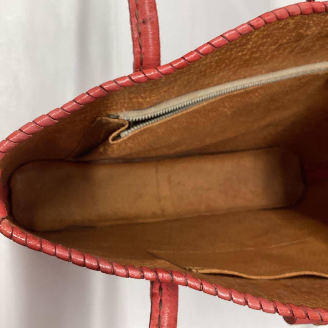 手作り　革製バック　未使用　　［匿名発送］