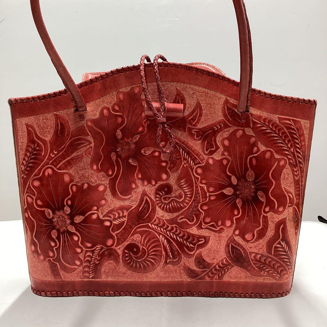 手作り　革製バック　未使用　　［匿名発送］