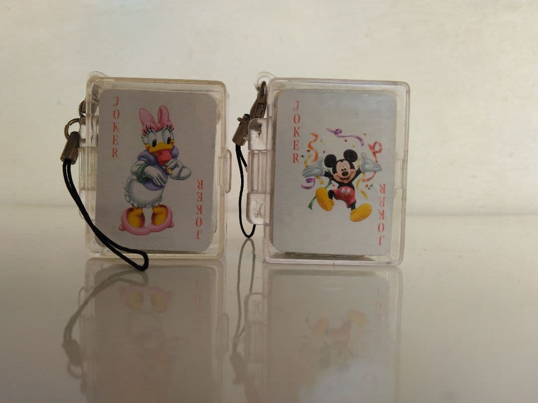 新品　ディズニー　ミニトランプ　ミッキーマウス　ディジィー　二つセットのみ