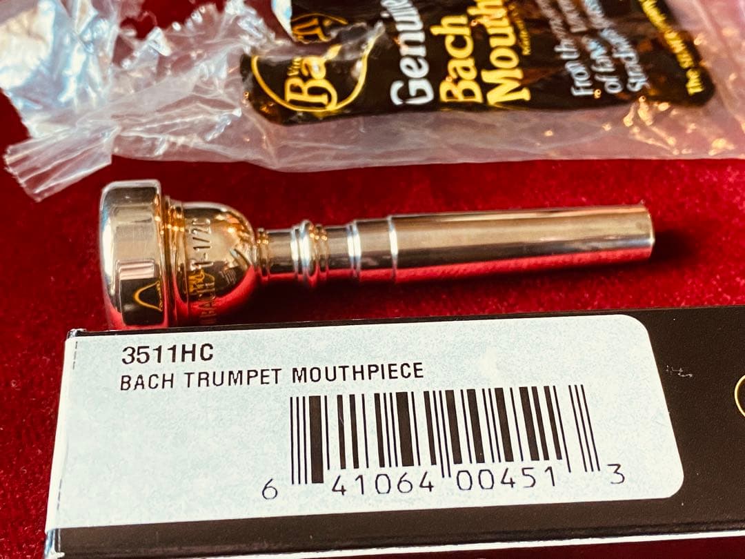 《美品》Bach バック 1-1/2C トランペットマウスピース1 1/2C