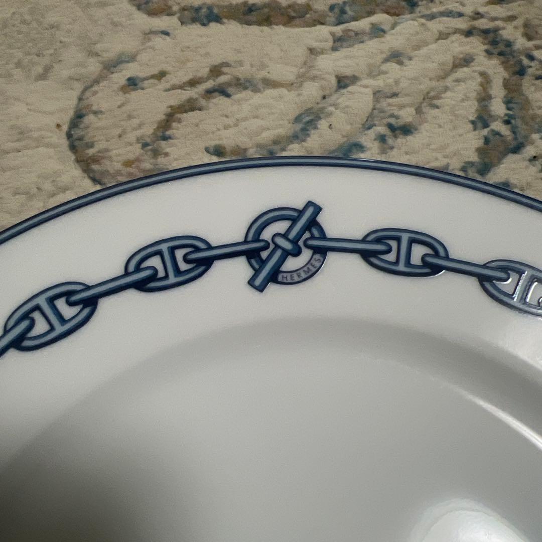 HERMES エルメス シェーヌダンクル プレート 22.5cm