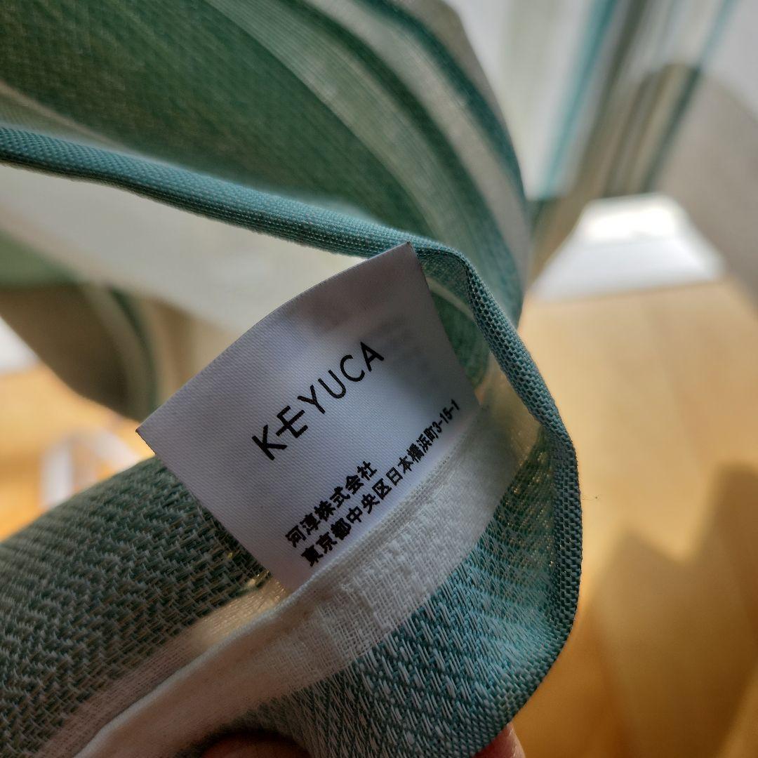 【KEYUCA】 カーテンとレースカーテンセット 約182cm×約101cm