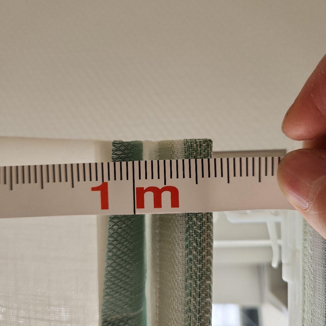 【KEYUCA】 カーテンとレースカーテンセット 約182cm×約101cm