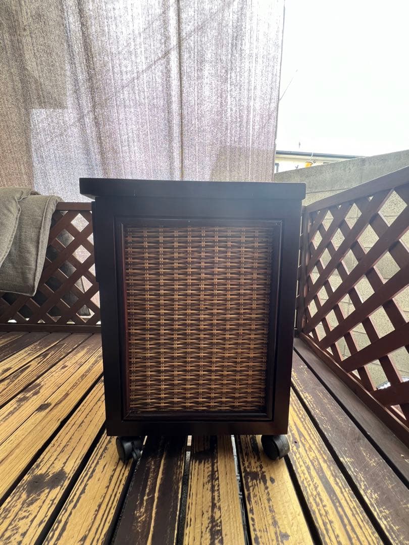 送料込◆アジアンドレッサー ミニキャビネット サイドテーブル 鏡台