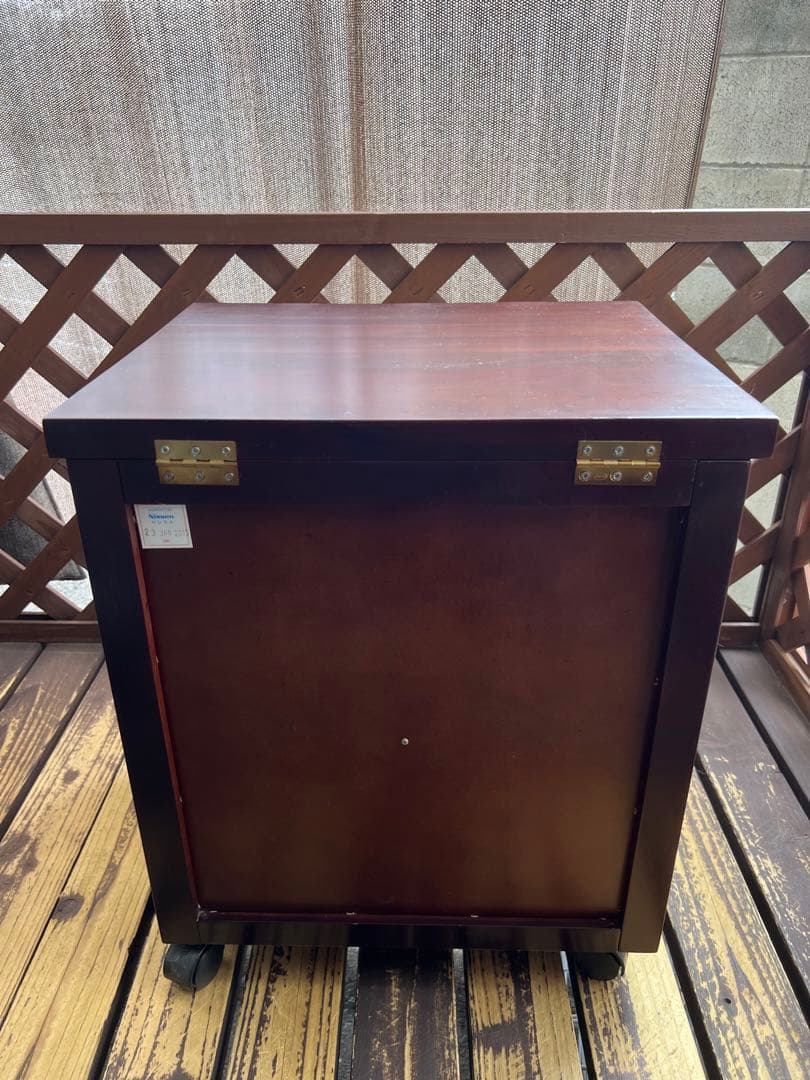 送料込◆アジアンドレッサー ミニキャビネット サイドテーブル 鏡台