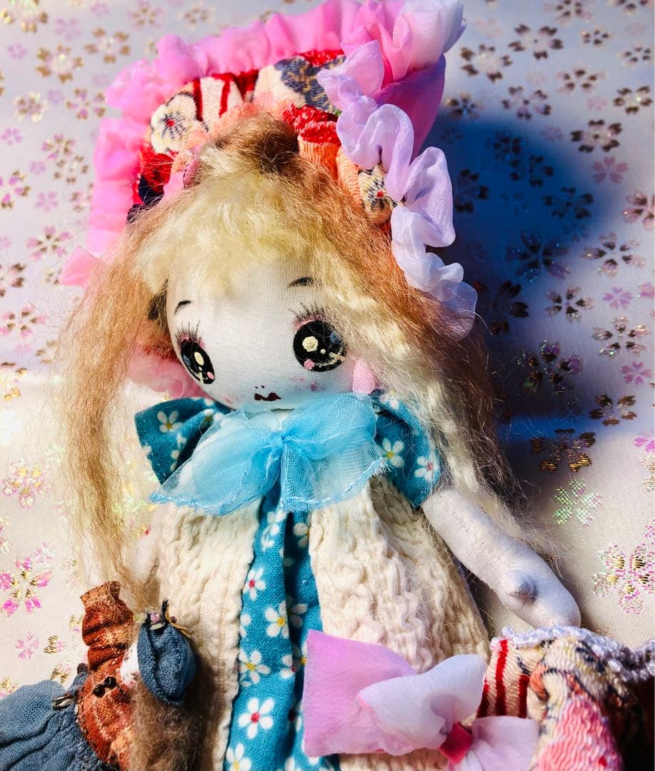 ＊まりこ様♡専用♡ボンネット乙女♡創作文化人形約25cm着せ替え4点セット＊