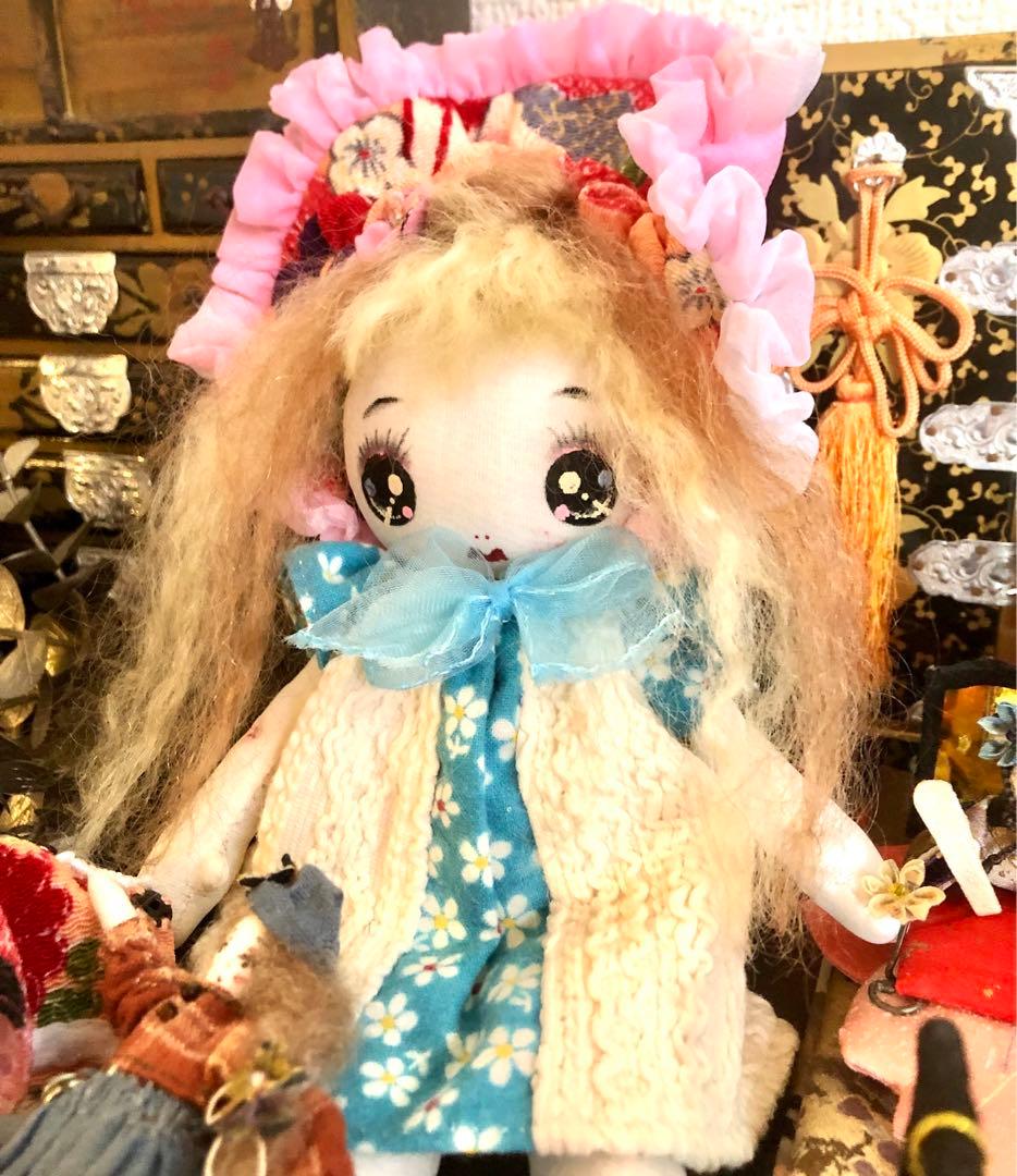 ＊まりこ様♡専用♡ボンネット乙女♡創作文化人形約25cm着せ替え4点セット＊