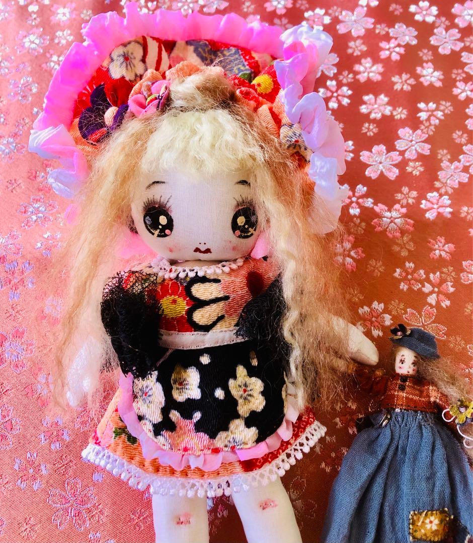 ＊まりこ様♡専用♡ボンネット乙女♡創作文化人形約25cm着せ替え4点セット＊