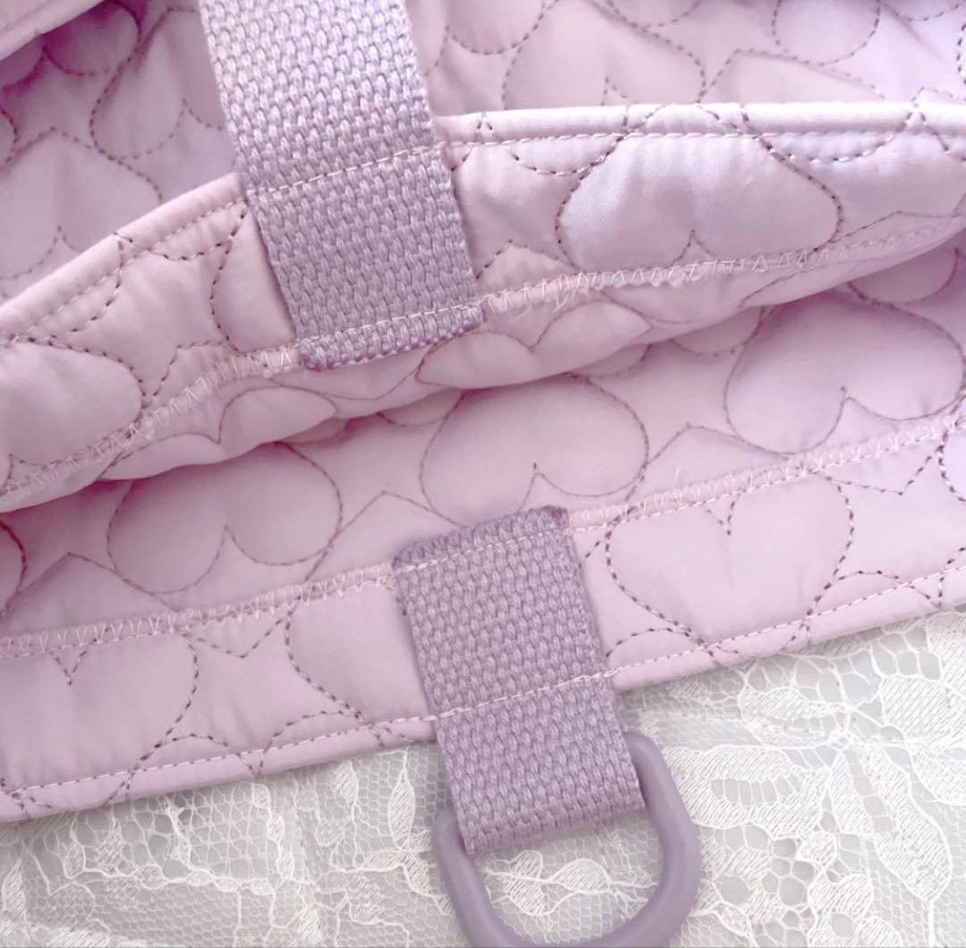 レッスンバッグ(大).体操服入れ.上靴袋♡リボン柄キルティング☆現品限り‼︎
