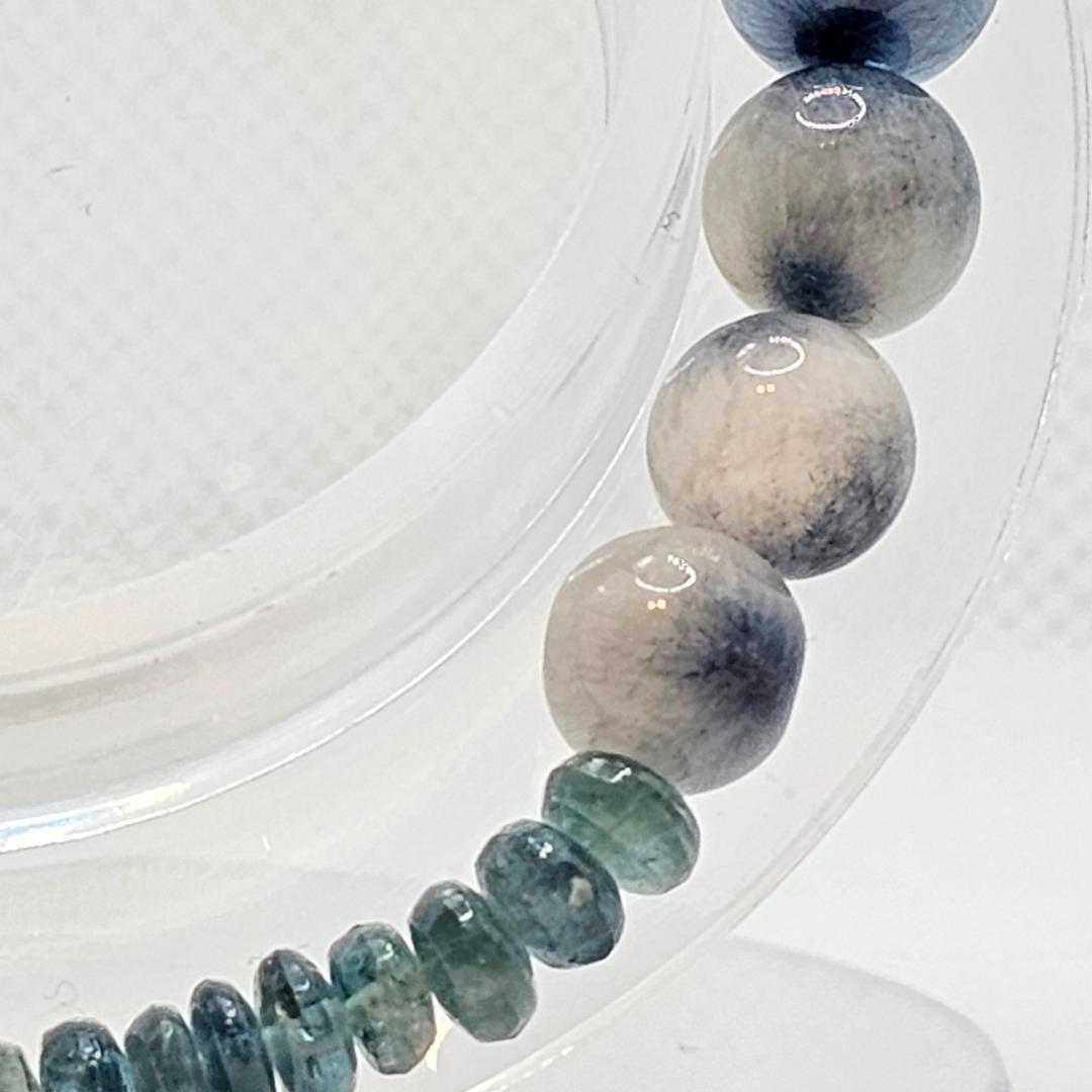 インディゴライト ブルートルマリン ブレスレット