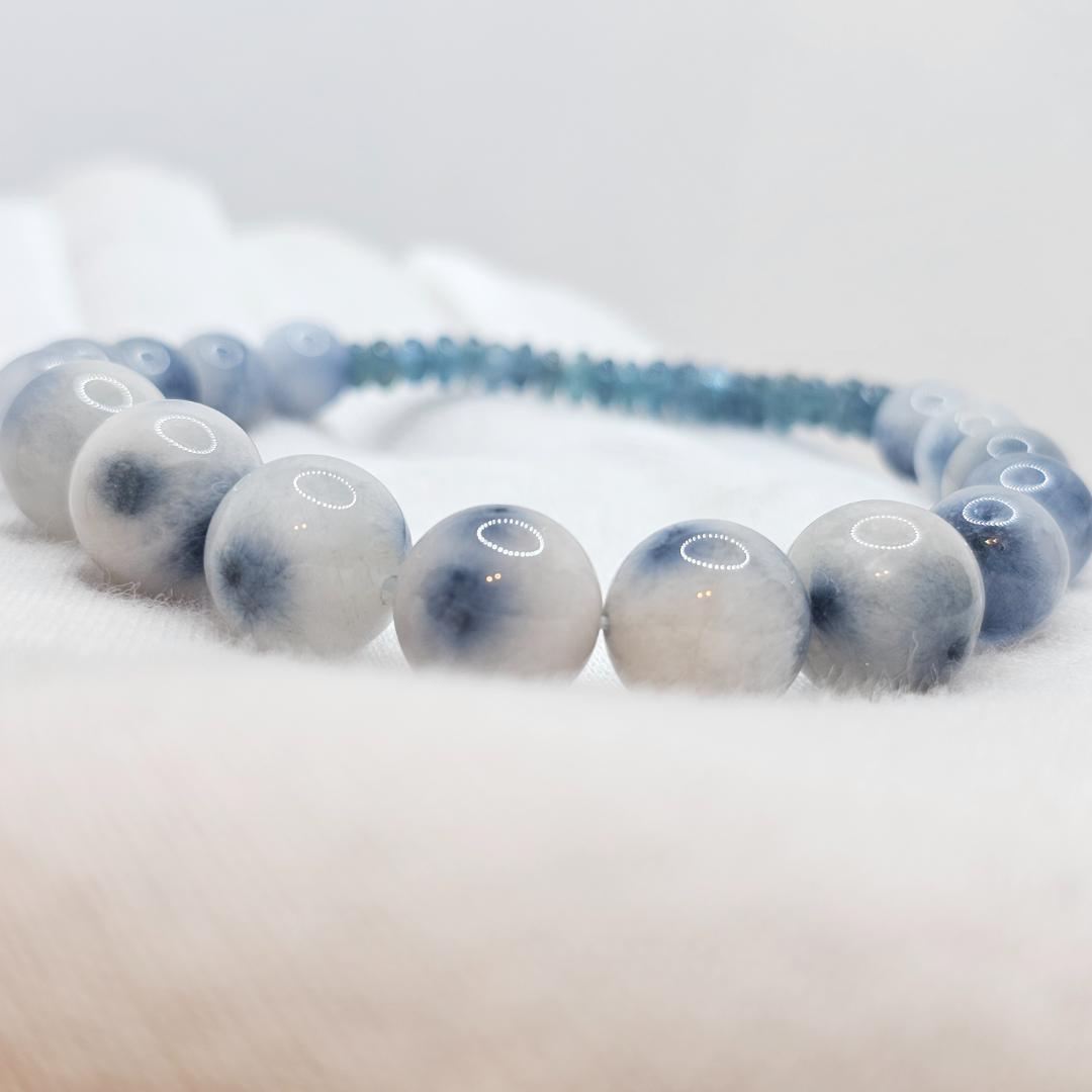 インディゴライト ブルートルマリン ブレスレット