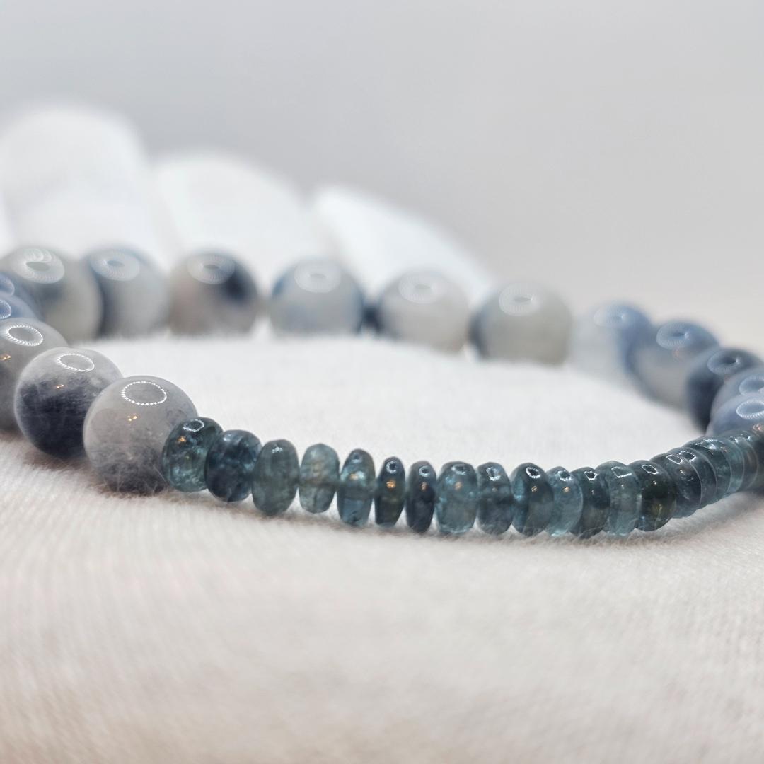 インディゴライト ブルートルマリン ブレスレット