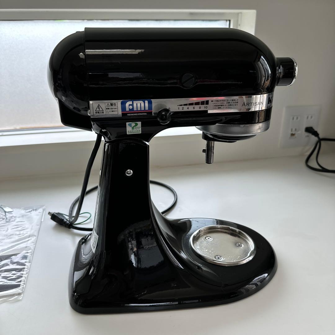 正規品KitchenAid スタンドミキサー KSM150OB黒