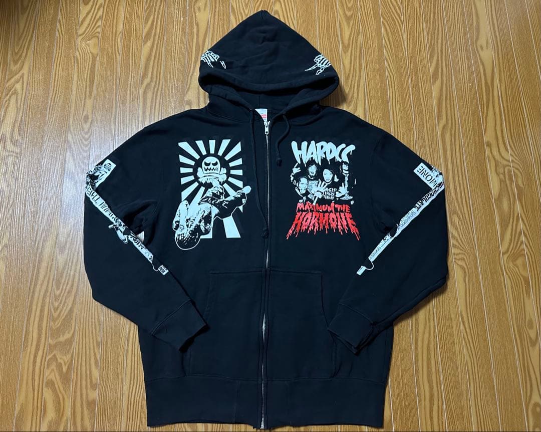 マキシマムザホルモン×ハードコアチョコレート ヘドバン大虐殺 パーカー