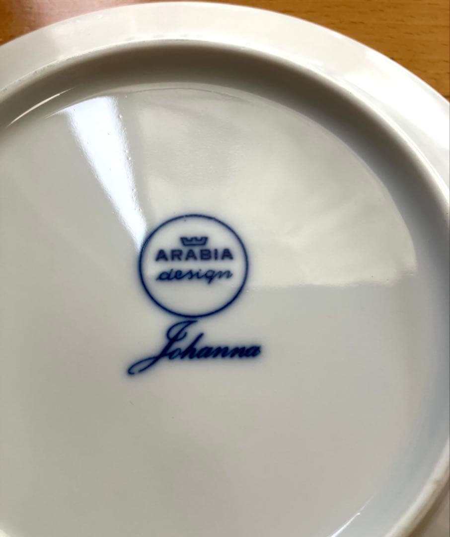 ARABIA ヴィンテージ Johanna/ヨハンナ　ケーキプレート　2枚セット