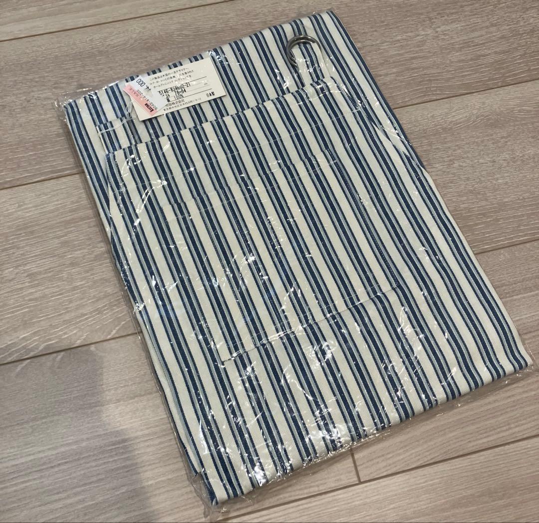 RALPH LAUREN ラルフローレンストライプコットンエプロン新品タグ付き