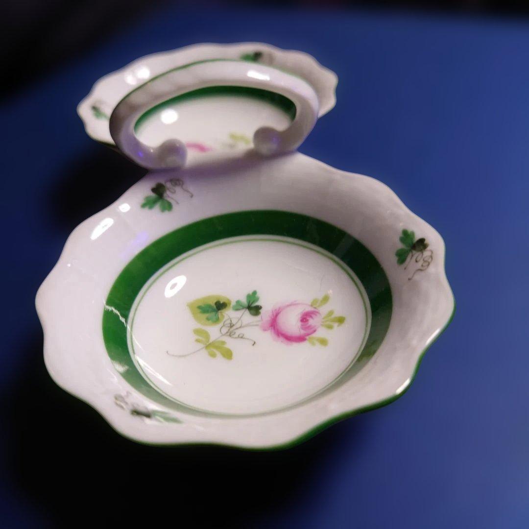 ヘレンド　ウィーンの薔薇 ジャムディッシュ