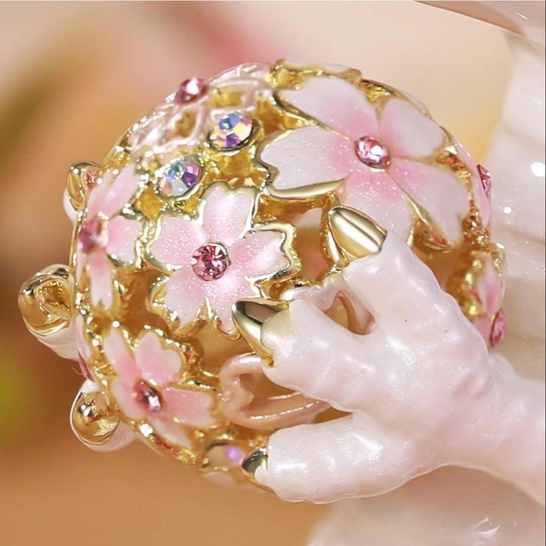 【新品・未使用】桜の守り竜 ジュエリーボックス