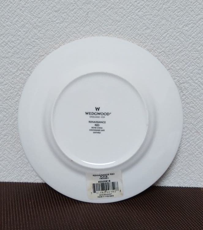 ウェッジウッド・ルネッサンス レッド プレート『15.5cm』